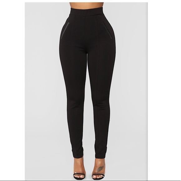 FASHION NOVA Always Ready Pants-Black - Picture 2 of 5